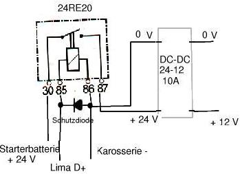 12 Volt Relais Schaltplan